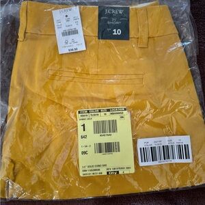 J. Crew, size 10, 3 1/2 inseam, still in original packaging shorts